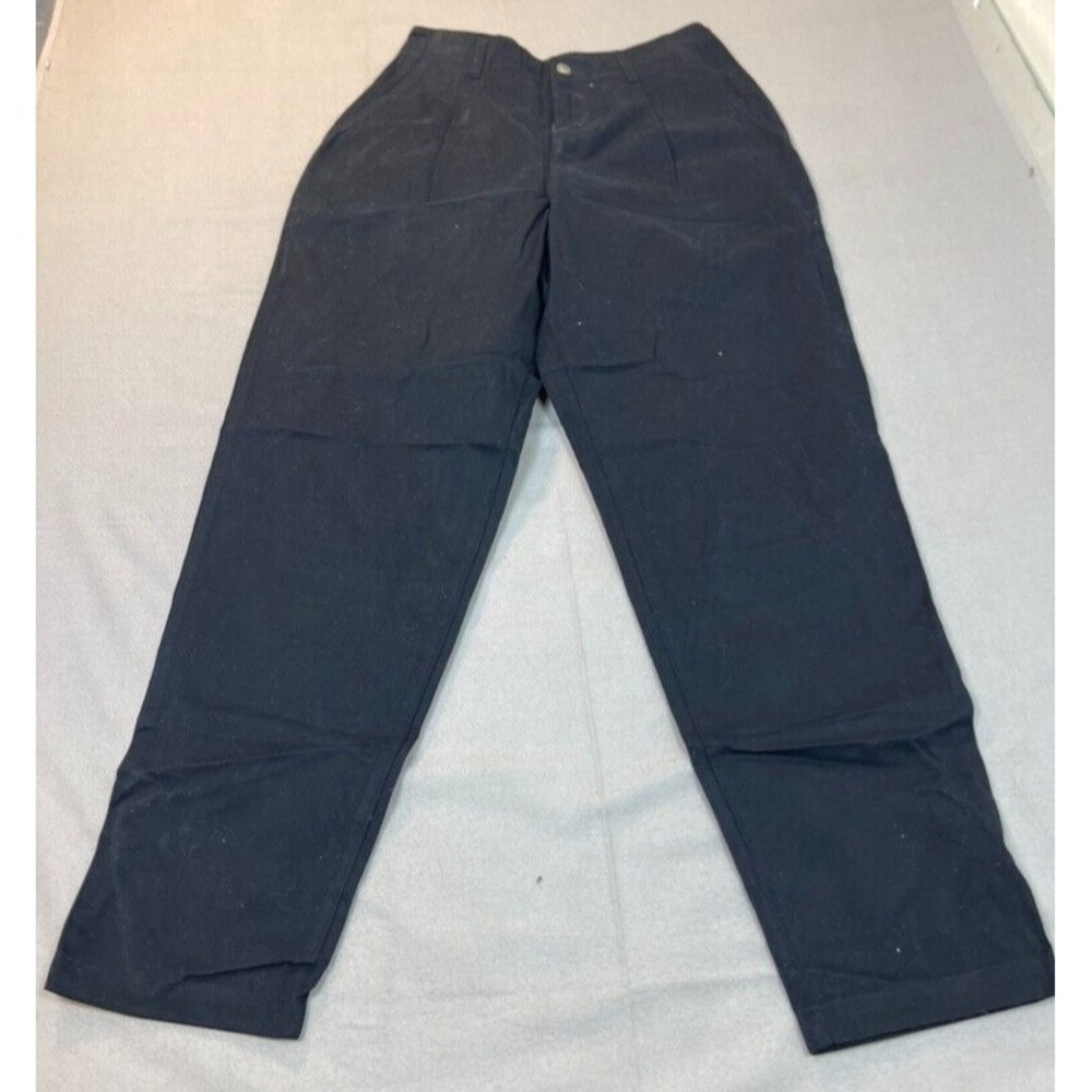 Cherokee Pants Size 14 Womens Black Cotton Elastic Waist New